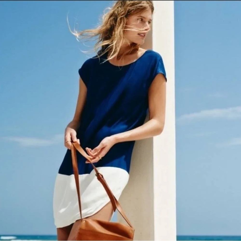 Madewell Layout Color Block Tunic Dress Size XS